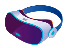 casco VR icono
